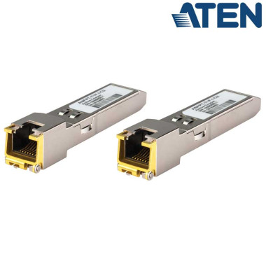 Aten 2A-143G - Módulo transceptor SFP de cobre Ethernet de 1 Gb