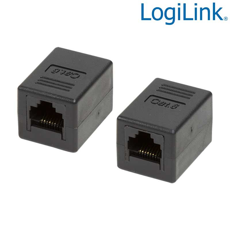 Logilink NP0034A - Adaptador Cat.6 RJ45 UTP H-H 8/8 1:1 Logilink NP0034A - Adaptador Cat.6 RJ45 UTP H-H 8/8 1:1