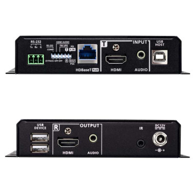 Aten VE1833 - Transceptor HDMI / USB HDBaseT 3.0 Lite con PoH (4K real hasta 40 m)