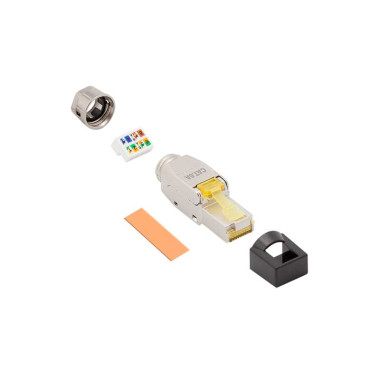 Logilink MP0085 - Conector RJ45 SFP Cat.8.1 Macho extra corto '' toolless'' AWG 22-26