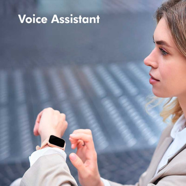 Logilink SW0001P - Reloj inteligente "Edge", pantalla táctil LCD de 1,83", BT 5.2, IP68, Rosa