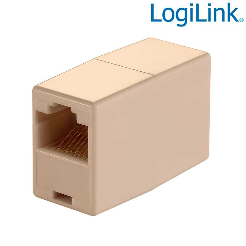 Logilink MP0031 - Adaptador RJ45 H-H 8/8 1:1 | Marlex Conexion