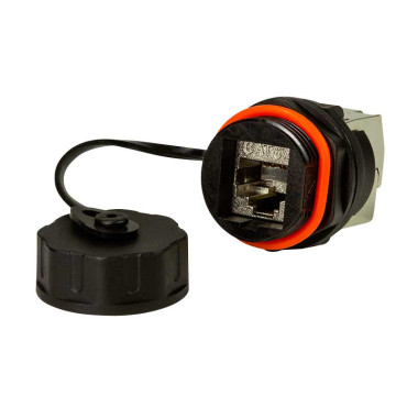 LogiLink NP0085 - Conector Keystone RJ45 Cat.6A apantallado para exterior, IP68