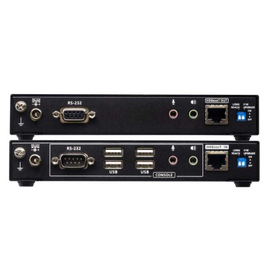 Aten CE824  - Extensor KVM USB HDMI doble pantalla HDBaseT™ 2.0 (4K a 100 m para single view)
