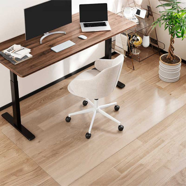 Logilink EO0087 - Alfombrilla protectora de suelo, 117 x 200cm, resistente al agua, transparente