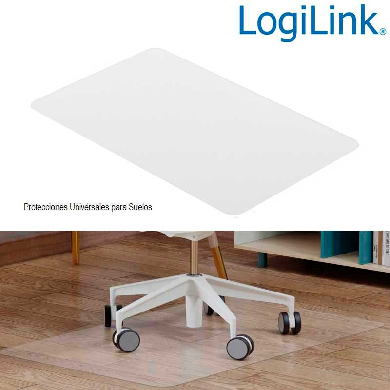 LogiLink EO0084 - Alfombrilla protectora de suelo, 120 x 75cm, resistente al agua, transparente