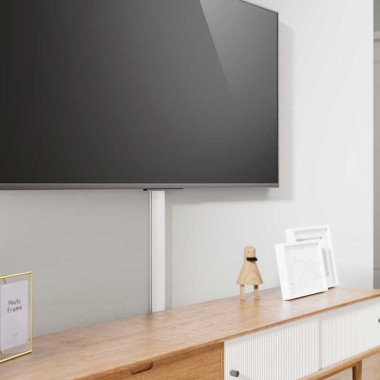 LogiLink KAB0113 - Canaleta para cables 1100 x 60 x 20mm, Cierre abatible, color blanco, Aluminio