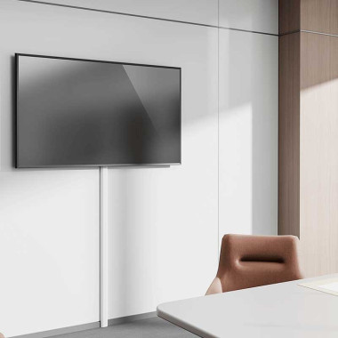 LogiLink KAB0115 - Canaleta para cables 750 x 33 x 18mm, color blanco, Aluminio