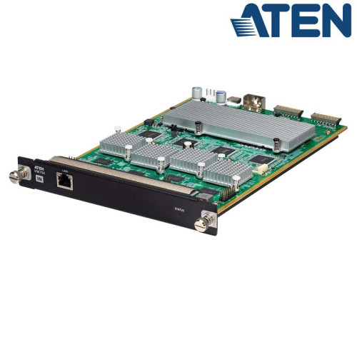Aten VW754 - Tarjeta de entrada decodificadora de transmisión IP 4K H.265 de 4 canales