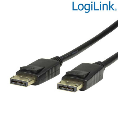 Logilink CV0077 - 10m Cable DisplayPort 1.2 Negro | Marlex Conexion