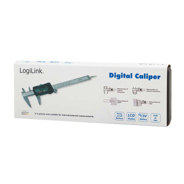 LogiLink  WZ0031 - Calibrador digital con pantalla LCD "Pie de rey""