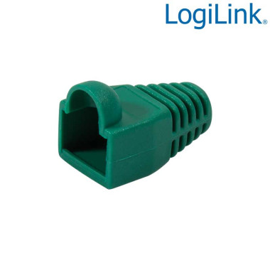 Logilink MP0007 - Funda Conector RJ45 Macho Verde (Bolsa 100 pcs)