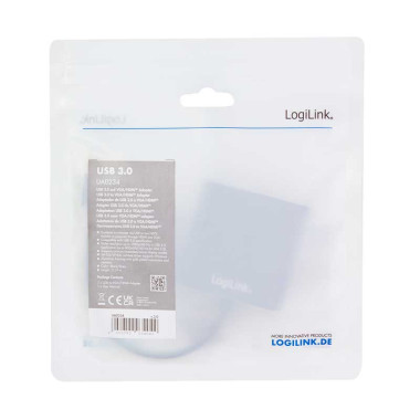 Logilink UA0234 - Conversor USB 3.0 a HDMI-VGA