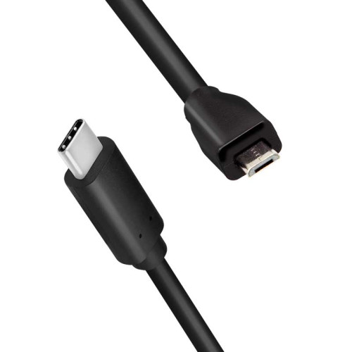 LogiLink CU0197 - 1m Cable USB 2.0 Tipo C Macho a Micro USB Macho, Negro
