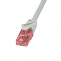 Logilink CQ2022U - Cable de red Cat.6 UTP Cobre LSHZ Gris de 0.5m 