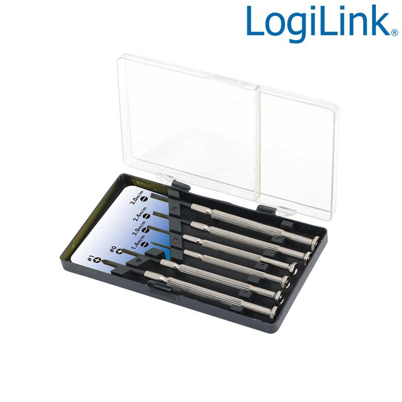 LogiLink WZ0022 - Conjunto de 6 microdestornilladores