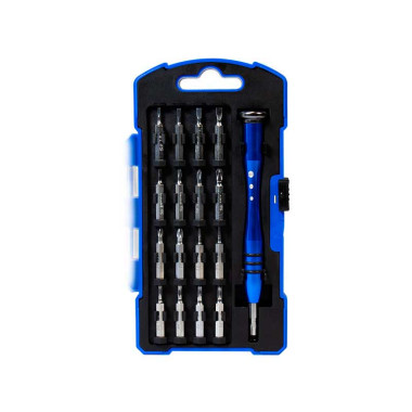 LogiLink WZ0056 - Juego de destornilladores con puntas intercambiables, 18 piezas