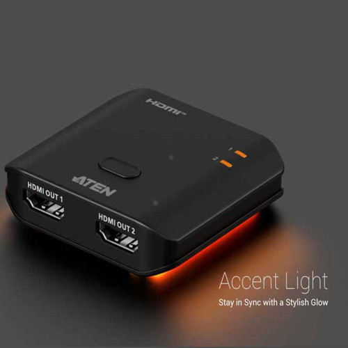 Aten VS4812 - Video Splitter HDMI 2.0 4K Real a 60Hz de 2 Puertos