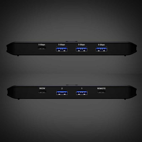 Aten US4324 - Conmutador para puertos USB 3.2 Gen 1 compartidos 2 x 4