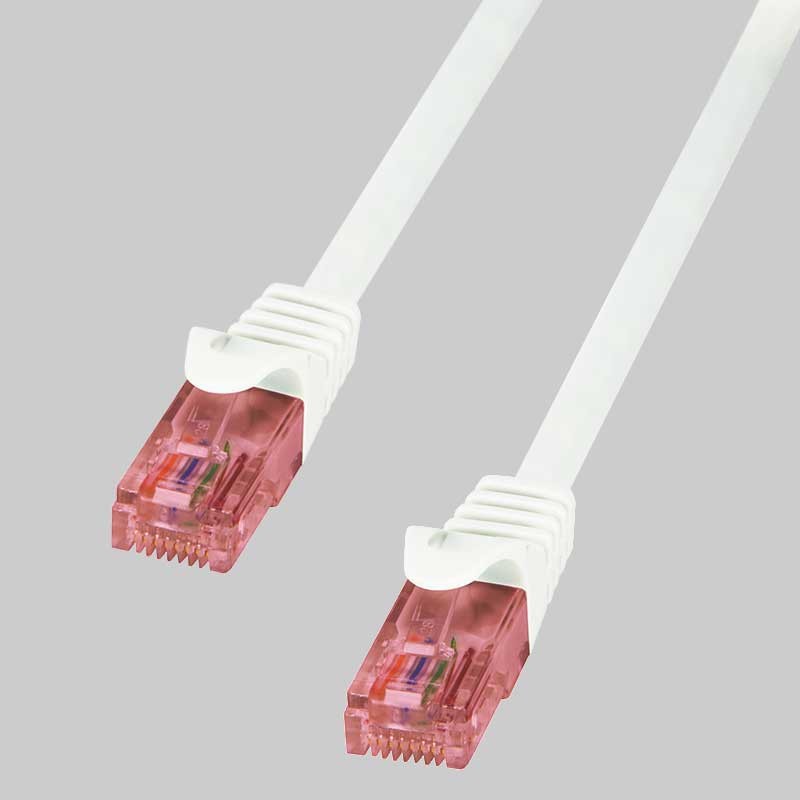 Logilink CQ2021U - Cable de red Cat.6 U/UTP Cobre LSHZ Blanco de 0.5m