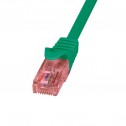 Logilink CQ2025U - Cable de red Cat. 6 U/UTP Cobre LSZH Verde de 0.5m