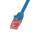 Logilink CQ2036U - Cable de red Cat.6 U/UTP Cobre LSHZ Azul de 1m
