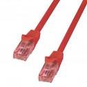 Logilink CQ2034U - Cable de red Cat.6 U/UTP Cobre LSHZ Rojo de 1m