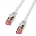 Logilink CQ2012S - Cable de red Cat. 6 S/FTP Cobre LSHZ Gris de 0.25m 
