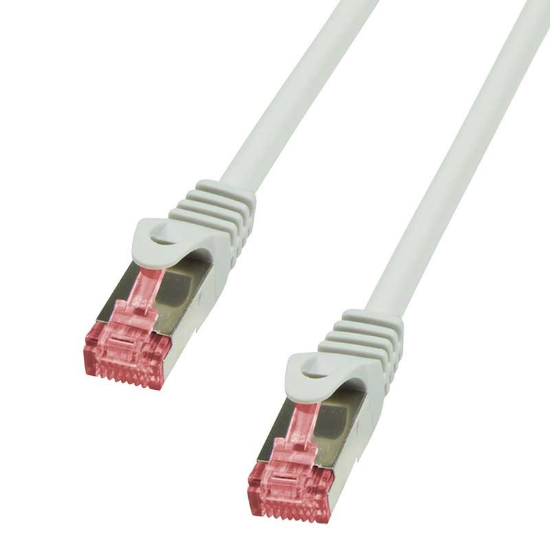 Logilink CQ2012S - Cable de red Cat. 6 S/FTP Cobre LSHZ Gris de 0.25m 