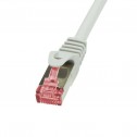 Logilink CQ2012S - Cable de red Cat. 6 S/FTP Cobre LSHZ Gris de 0.25m 