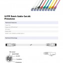  Logilink CQ3032S - Cable de Red RJ45 Cat. 6A 10G S/FTP LSZH de 1m Gris