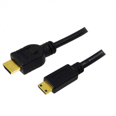 Logilink CH0021 - Cable HDMI Alta Velocidad  A - C (mini) de 1 m | Marlex Conexion