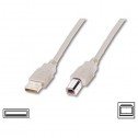 Logilink CU0007 - Cable USB 2.0 A-B Gris de 2m | Marlex Conexion