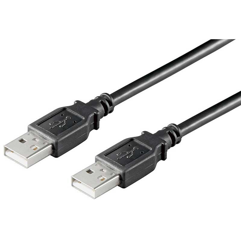 Cable USB 2.0 A-A Macho-Macho de 3m, Negro | Marlex Conexion Cable USB 2.0 A-A Macho-Macho de 3m, Negro | Marlex Conexion