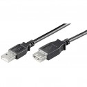 Logilink CU0012B - 5m Cable USB 2.0 A-A Macho-Hembra Negro | Marlex Conexion 
