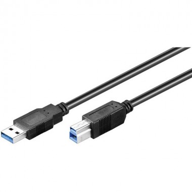 1m Cable USB 3.0 A - B Negro Logilink CU0023