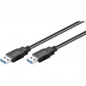Logilink CU0040 - 3m Cable USB 3.0 A - A Macho - Macho Negro | Marlex Conexion