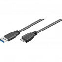 Logilink CU0037 - 0,6m Cable USB 3.0 A Macho - Micro B Macho | Marlex Conexion