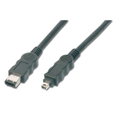 Cable FireWire 400 IEEE 1394A 6 - 4 de 3m | Marlex Conexion