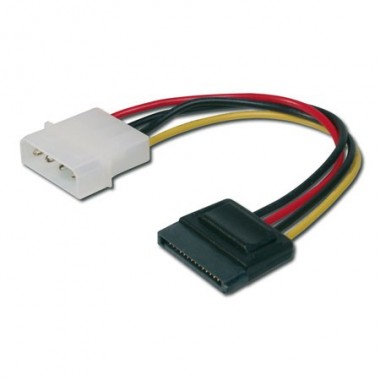 Logilink CS0003  - 0,15m Cable / Adaptador Alimentación Molex a SATA