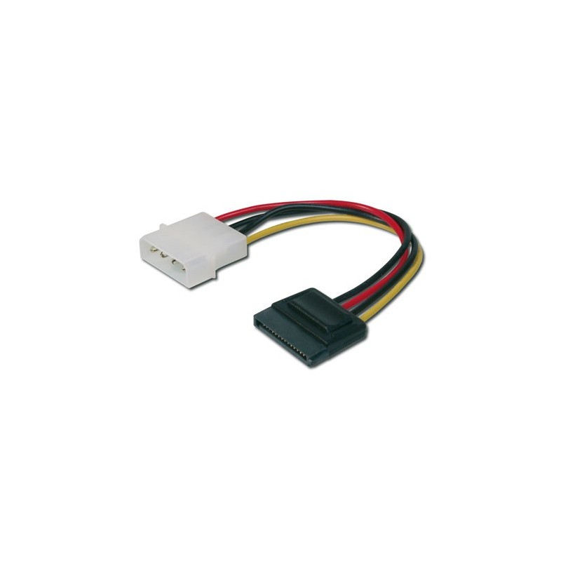 Logilink CS0003  - 0,15m Cable / Adaptador Alimentación Molex a SATA