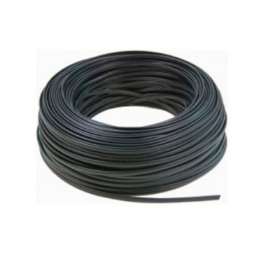 100m Bobina Cable Telefónico plano 4 hilos Negro Logilink CM04