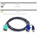 Aten 2L-5203U - 3m USB VGA KVM Cable | Marlex Conexion