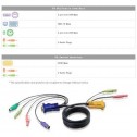 Aten 2L-5305P - 5m PS/2 VGA KVM Cable con Audio | Marlex Conexion
