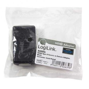  Logilink AH0006 - Adaptador HDMI tipo A (19p) Hembra - Hembra | Marlex Conexion