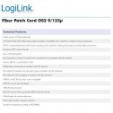 Logilink FP0LS05 - 5m Cable Fibra Óptica OS2 LC-SC 9/125 MonoModo Duplex