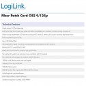 Logilink FP0LS02 - 2m Cable Fibra Óptica OS2 LC-SC 9/125 MonoModo Duplex