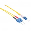 Logilink FP0LS01 - 1m Cable Fibra Óptica OS2 LC-SC 9/125 MonoModo Duplex