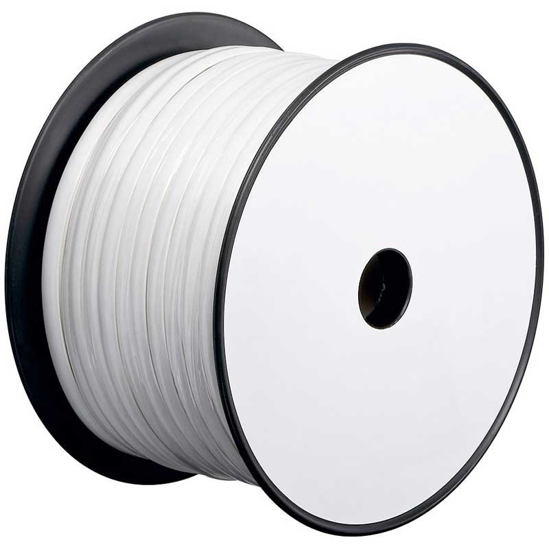 100m Bobina Cable Telefónico plano 8 hilos Blanco | Marlex Conexion