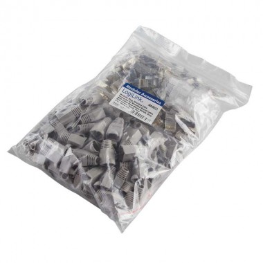 Logilink MP0021 - Conector RJ45 Macho FTP Cat6 ,Capuchón,Guia(100 pcs)